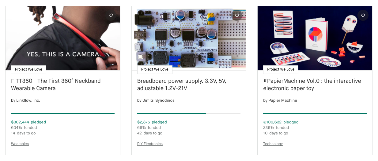 How does my project a Project We Love? Kickstarter Support